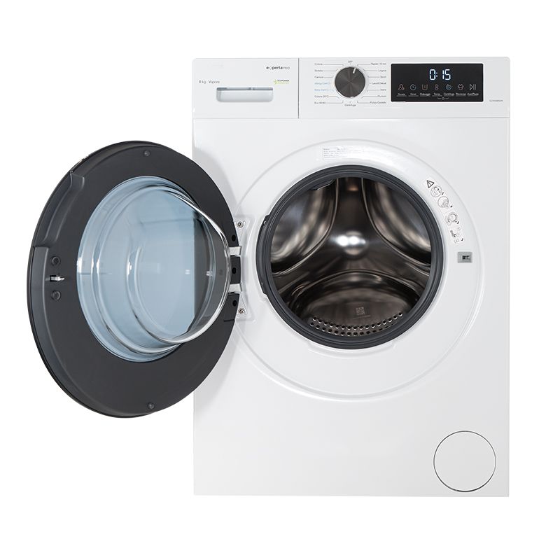 Lavatrice SLIM EXPERTA PRO EZWS8BWH - frontale aperto