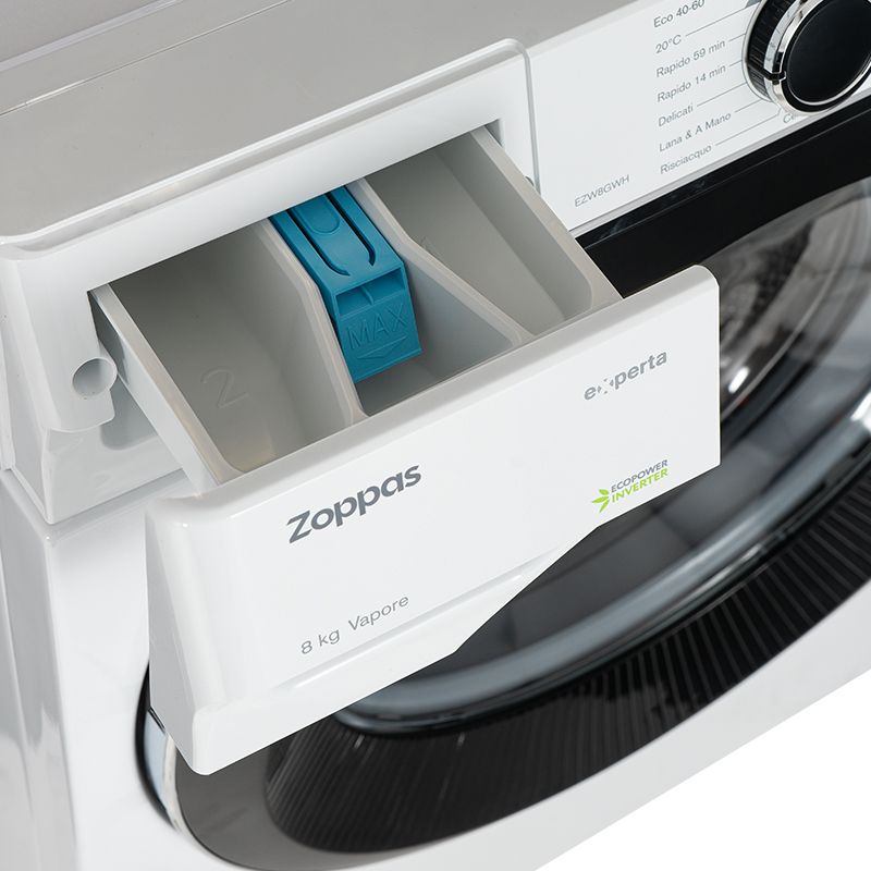 Lavatrice EXPERTA EZW8GWH - cassetto detersivo