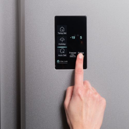 Termostato elettronico sulla porta