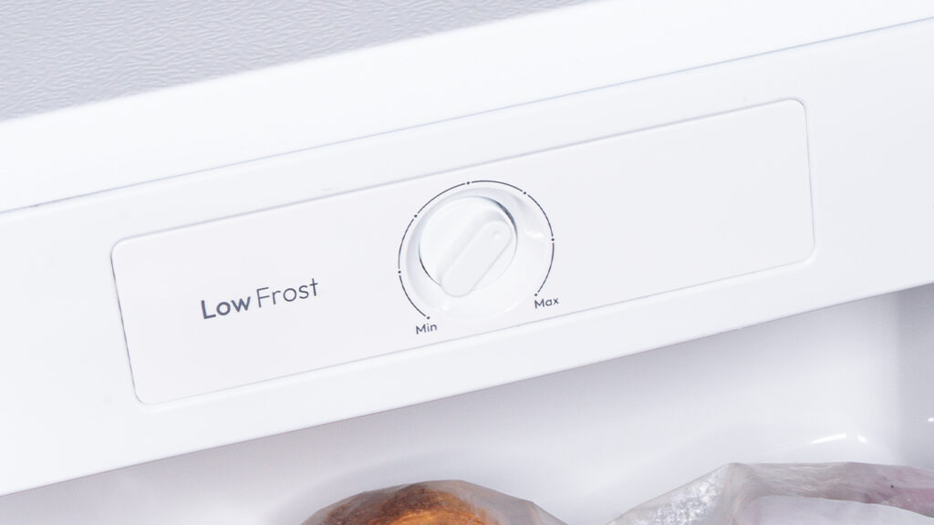 Manopola di regolazione del congelatore con tecnologia Low Frost