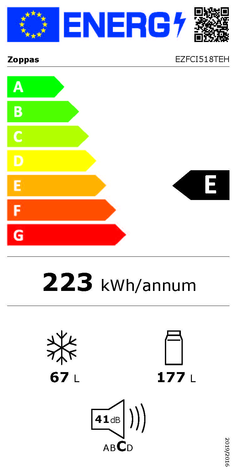 etichetta classe energetica